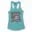 Straight Outta Puzhal Women's Racerback Tank in Solid Cancun Color